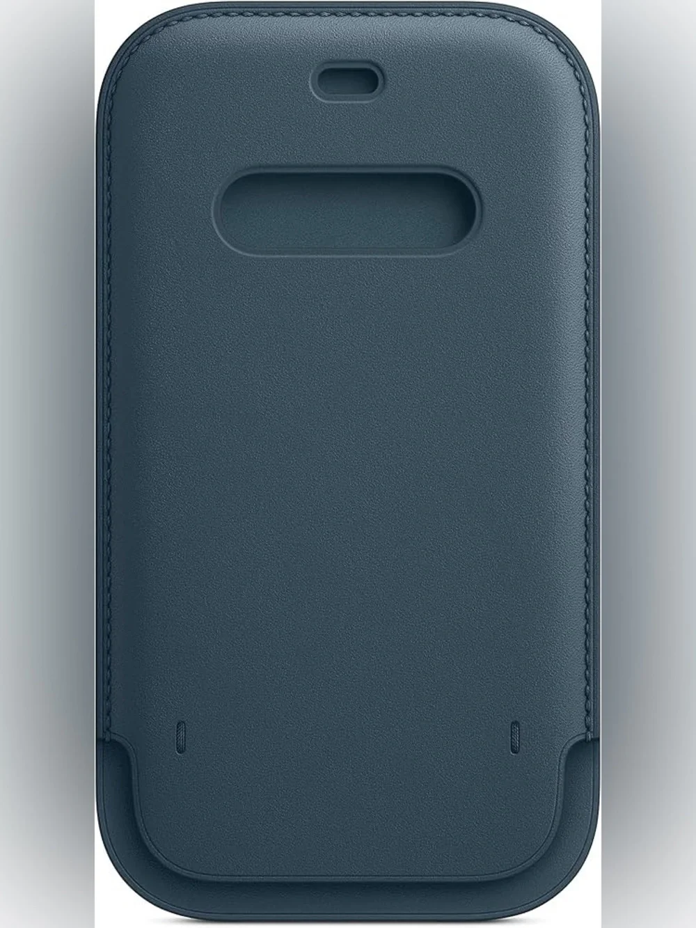 Apple iPhone 12 and 12 Pro Leather Sleeve with MagSafe - Baltic Blue